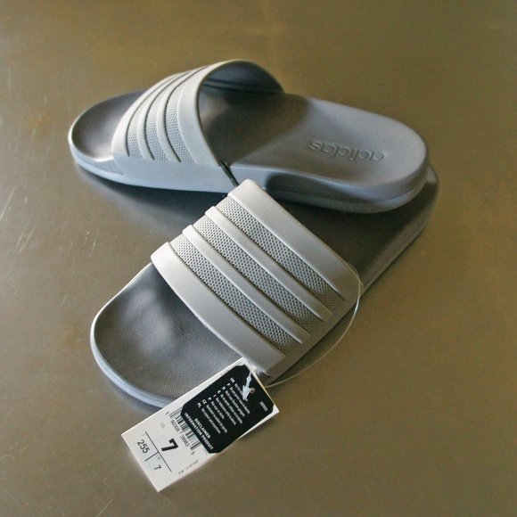 Adidas Adilette Comfort Slides Grey 